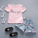 Summer Baby Girls Clothing Set