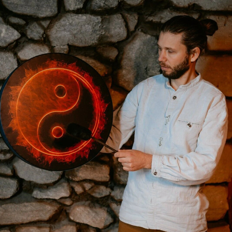 Handmade Shamanic Drum With Drum Stick