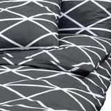 Luxury Grey Cotton Duvet Cover Set