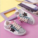 Fashion Glitter Star Kid's Sneakers