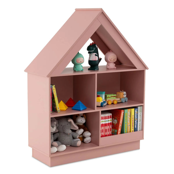 Bookshelf Wooden 5-cubby Kid's Dollhouse Toy