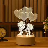 3D Acrylic USB LED Night Lights