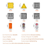 56 PCS Magnetic Building Blocks Set