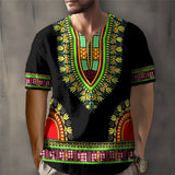 Fashion African Dashiki Men's Culture T-shirt