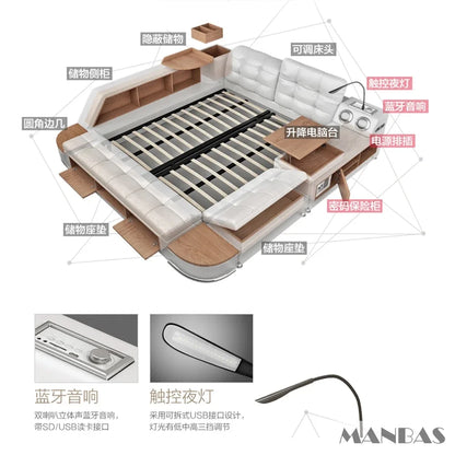 Multifunctional ultimate smart bed