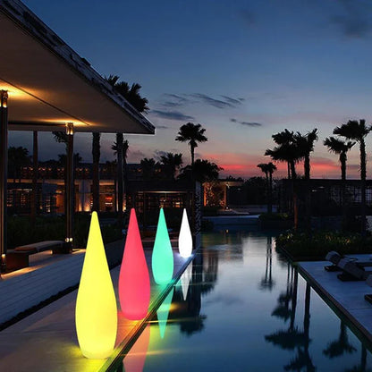 Usb landscape rechargeable lamp