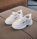 Kid's Fashion Leather Sneakers