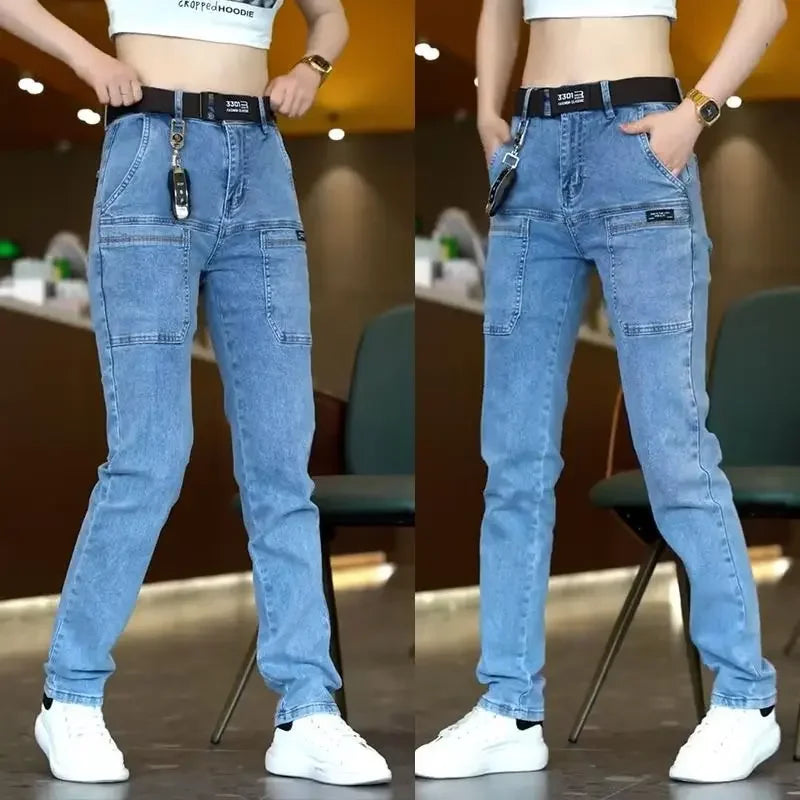 Fashion Cargo Denim Pants