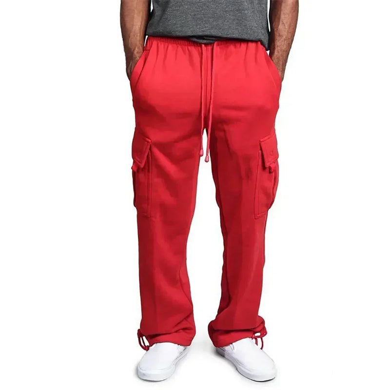 Winter Fleece Cargo Jogger Pants
