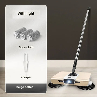 Broom robot vacuum cleaner