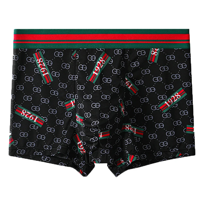5pcs ice silk men's underwear