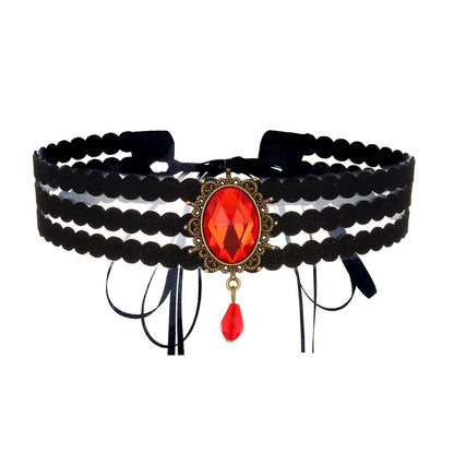 Gothic Style Choker Halloween Necklace