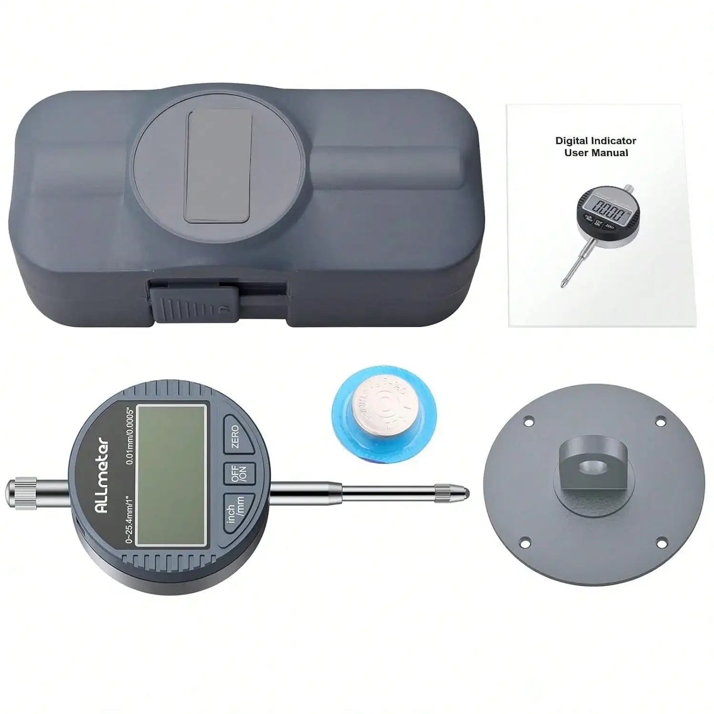 Digital probe indicator test gauge range