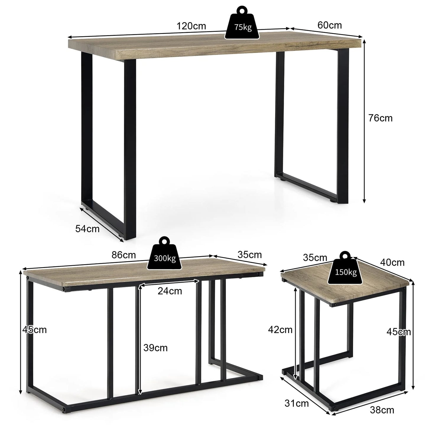 Stylish dining table & chair set