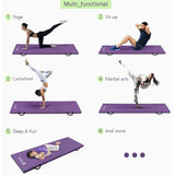 Nonslip PU Leather Yoga Mat - Soft & Foldable | East R Us