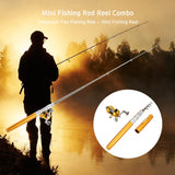 Mini Telescopic Portable Pocket Pen Fishing Rod Pole