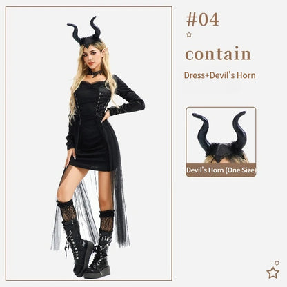 Dark Gothic Punk Style Halloween Costume