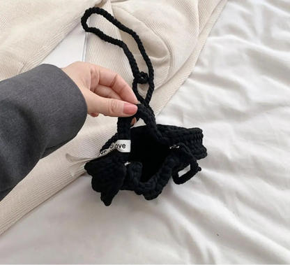 Handmade crochet small handbag