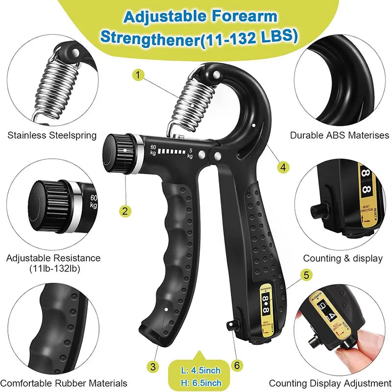 Finger Grip Strength Trainer Kit