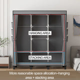 Canvas Folding Wardrobe