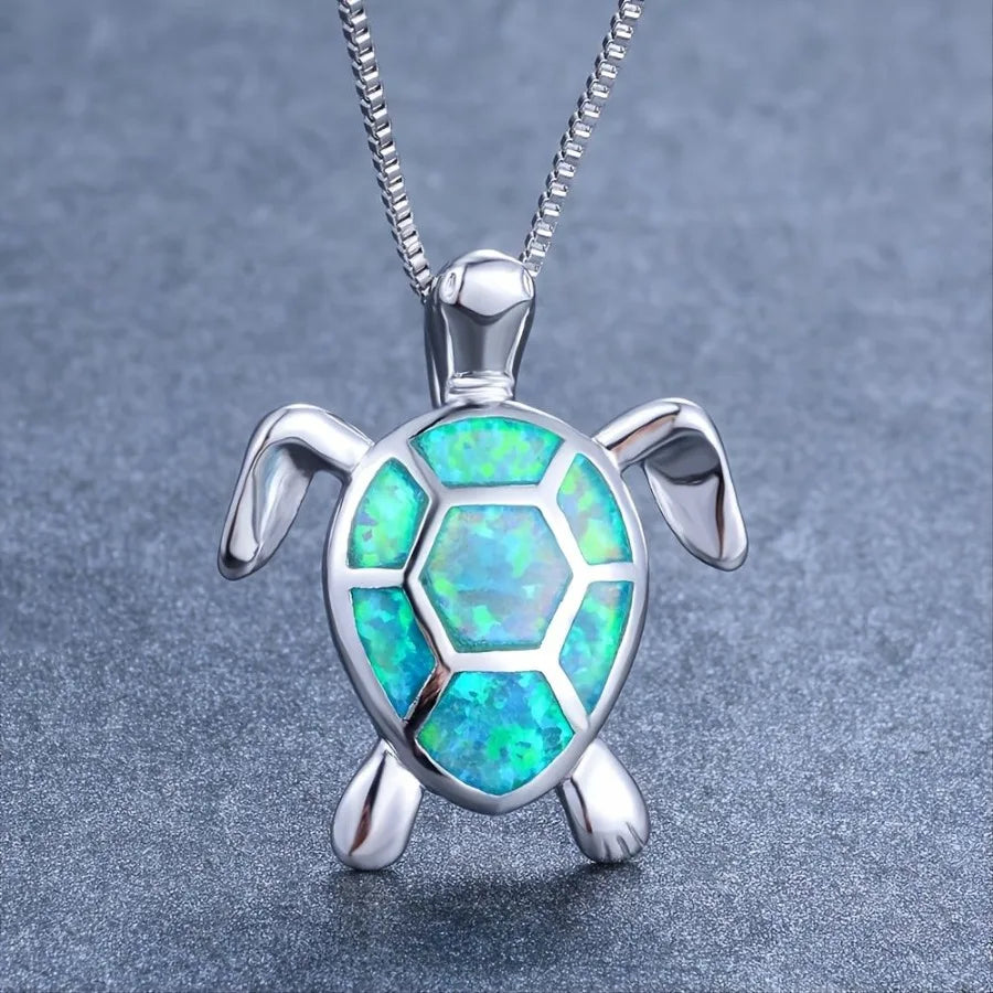 Bohemian Fire Opal Necklace