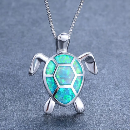 Bohemian Fire Opal Necklace