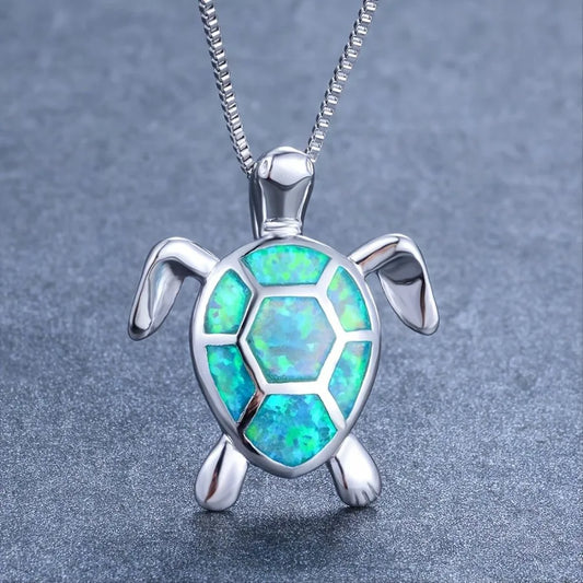 Bohemian Fire Opal Necklace