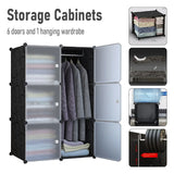 High Capacity Partition Dustproof Wardrobe