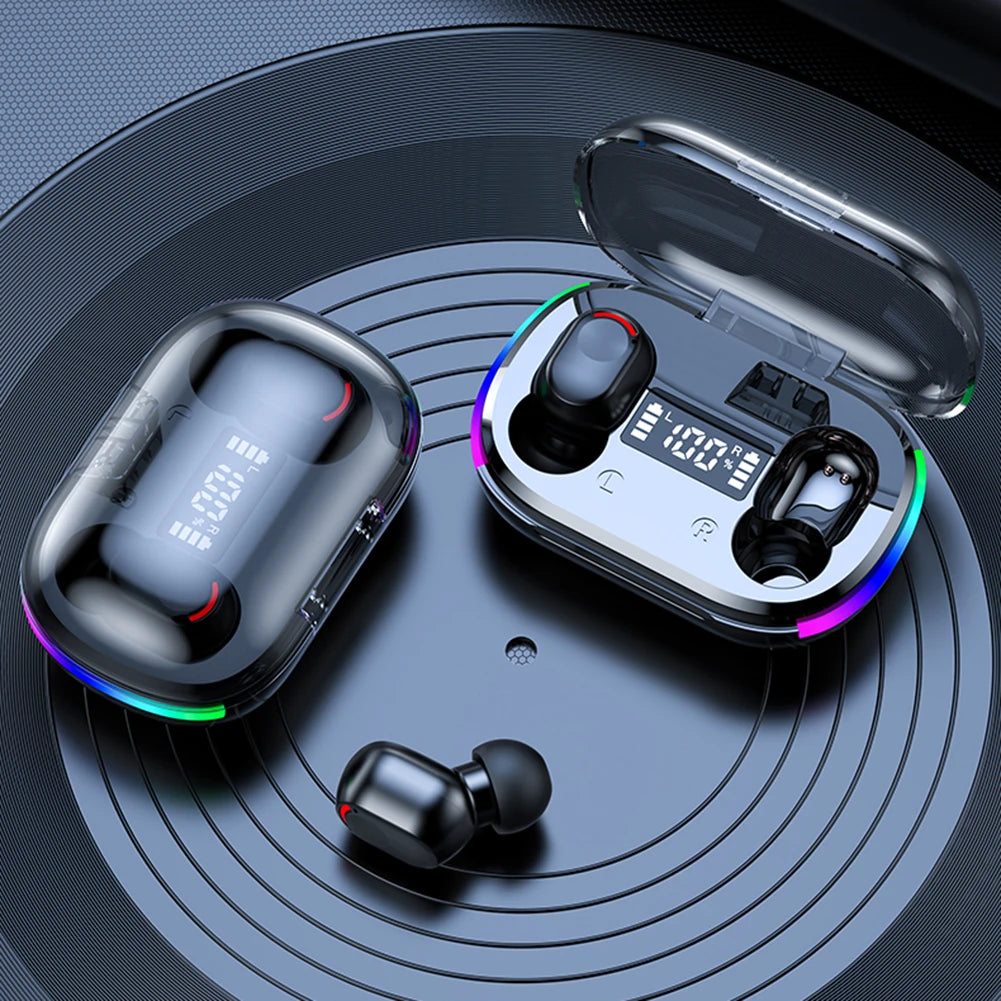 Led digital display noise reduction wireless headset