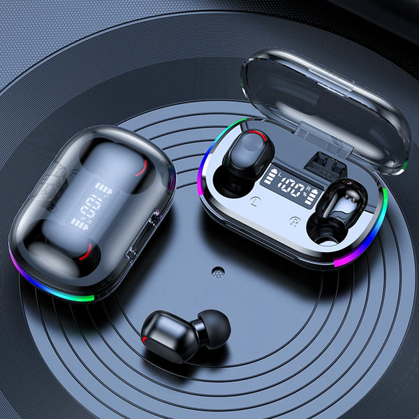 LED Digital Display Noise Reduction Wireless Headset