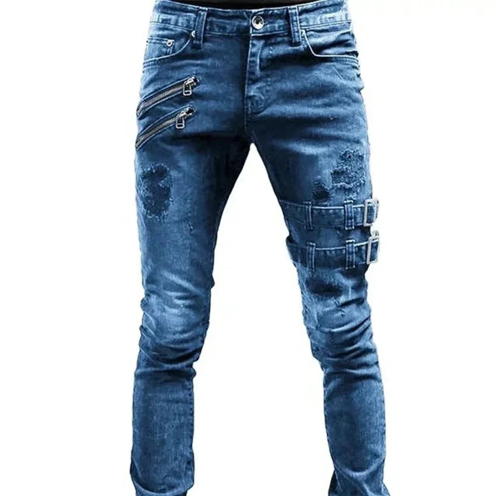 Summer skinny straight jeans
