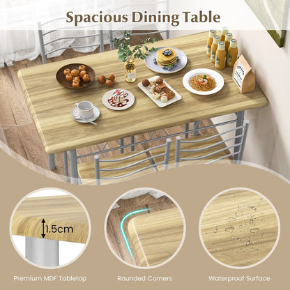 5 pcs counter height dining table set