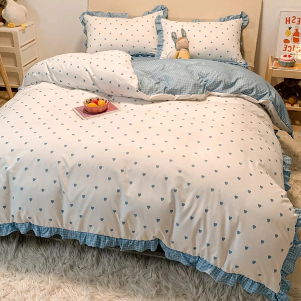 Lace and Ruffles Bedding Set