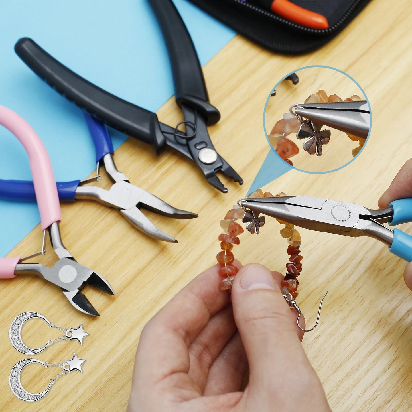 Professional mini jewelry pliers