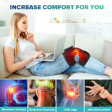 Knee Heating Joint Physiotherapy Hot Compress Vibration Massager