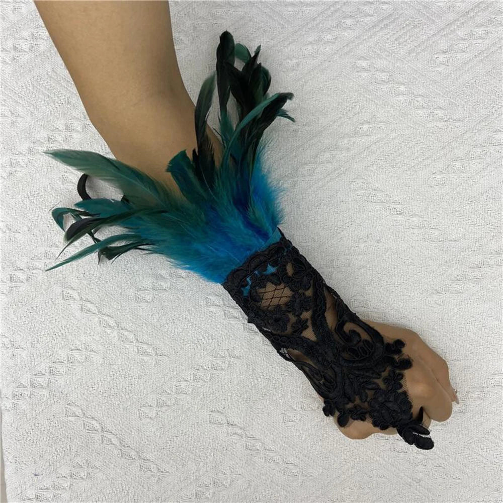 Halloween Party Fingerless Gloves