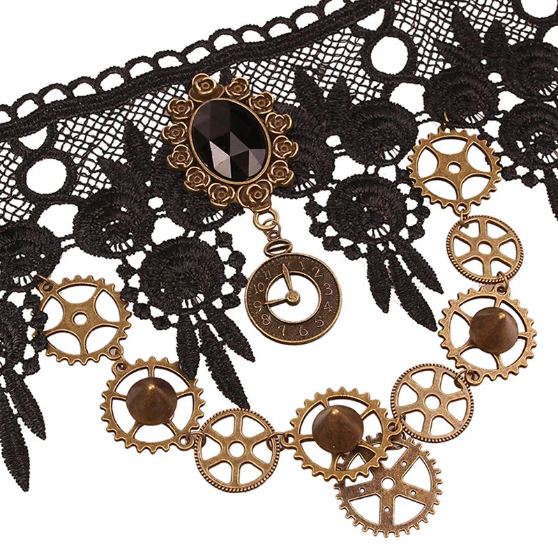 Steampunk Vintage Choker Necklace
