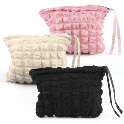 Women's bubble makeup organizer bag
