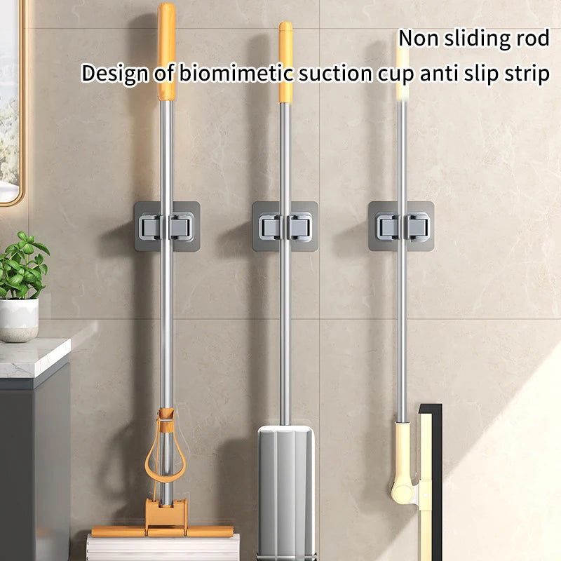 Bathroom Waterproof Mop Organizer Holder