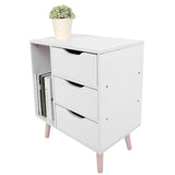 Night Stand Cabinet with Drawers