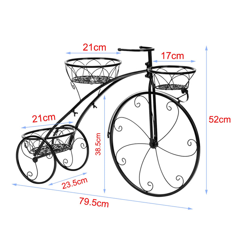 3-Tier Bicycle Plant Stand