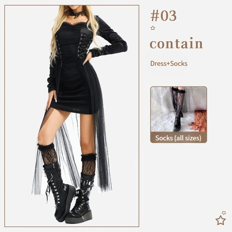 Dark Gothic Punk Style Halloween Costume