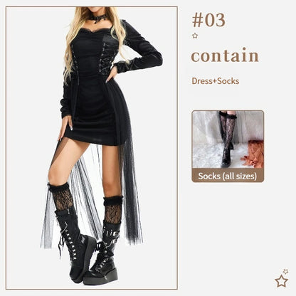 Dark Gothic Punk Style Halloween Costume