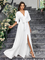 Long Brush Drag Women's Elegant Bridal Gown
