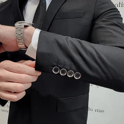 Men's gentleman fashion slim suit