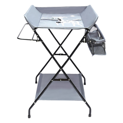 Folding Infant Diaper Nursery Organizer Changer Unit