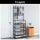 Multi-Layer Shoe Rack Doorway Organizer