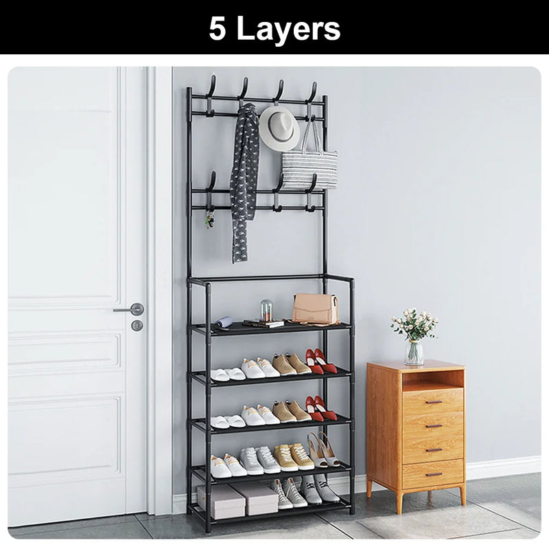 Multi-Layer Shoe Rack Doorway Organizer