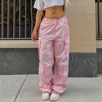 Women's knitted cargo pants