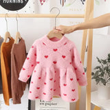 Winter Imitation Mink Fleece Princess Dress